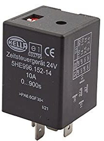 HELLA 5HE 996 152-141 Relé temporizador - 24V - Número de conexiones: 5 - contacto conmutador