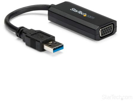 StarTech.com Adaptateur vidéo USB 3.0 vers VGA - Carte graphique externe avec installation du pilote intégrée - 1920x1200 (USB32VGAV)