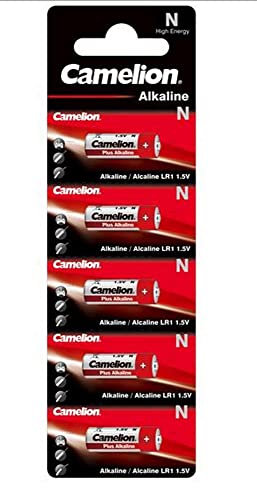 Camelion 11000501 - Plus Alkaline High Energy Batterie N/ LR1, Lady, mit 1,5 Volt, 5er Set, Kapazität 750 mAh