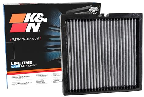 K&N Filtro Abitacolo compatibile con Dodge Durango, Jeep Grand Cherokee 3.6, 5.7, 2011-2016 (VF3012)