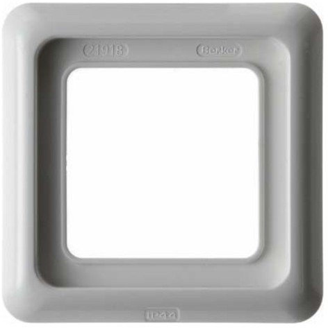Berker Rahmen 1f.pws/gl 132809 mit Dichtung IP44 WG-UP IP44 Abdeckrahmen 4011334186571