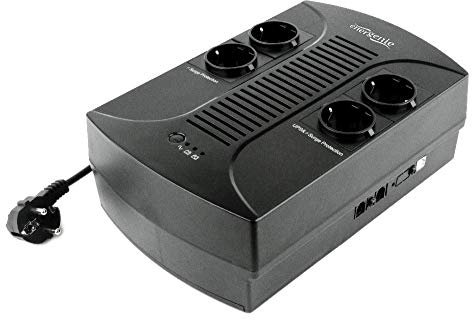 EnerGenie EG-UPS-001 USV mit AVR (650 VA) schwarz