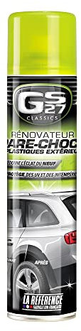 GS27 - Rénovateur Pare-Chocs & Plastiques Extérieurs - Nettoyage et Protection Pare-Chocs - 400 ml