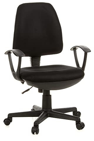 hjh OFFICE Bürostuhl/Drehstuhl City 10 Netzstoff schwarz
