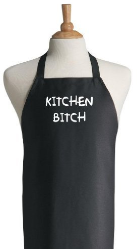 Kitchen Funny Bitch Black Cooking Apron