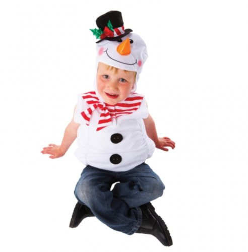 Christy's 995059 Snowman Costume Set for Kids, 1 Pc, Children One Size