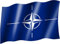 Drapeau/côté mât Drapeau OTAN Drapeau avec oeillets 150 x 90 cm, Très bonne qualité