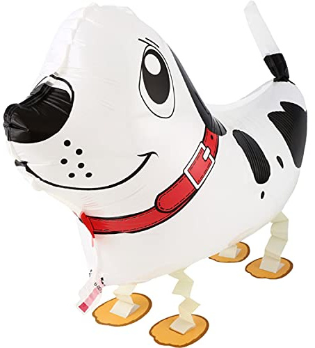 DekoRex Airwalker Walking Pets Folienballon Tier Ballon Deko (Dalmatiner)