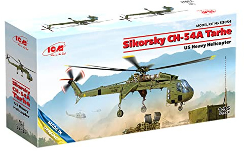 ICM - Modell Hubschrauber Sikorsky Ch-54a Tarhe Us Heavy Helicopter 53054 1/35. Modell Panzer Promo