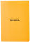 RHODIA 119184C - Carnet Piqué Orange - A5 14,8 x 21 cm - Petits Carreaux - 96 pages - Papier Clairefontaine Blanc 80 g/m² - Couverture en Carte Enduite Souple, Résistante et Imperméable - Classic