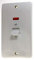 Mk K5215WHI 45A 2-Gang Double Pole Switch and Neon