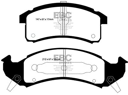 EBC Brakes DP41271R Yellow stuff Brake Pads