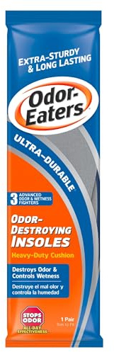 Odor-Eaters Ultra Durable, Heavy Duty Cushioning Insoles, 1 pair by Odor-Eaters
