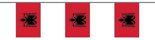 Fahnenkette Albanien 6 m Fahne Flagge Flaggenkette