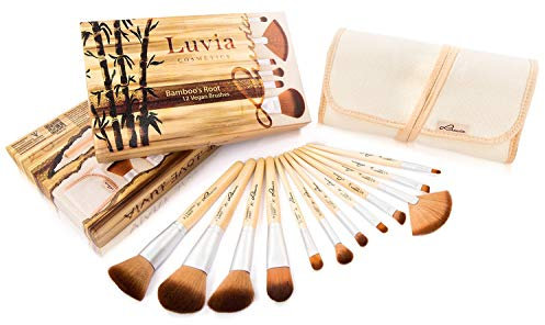 Vegane Kosmetik Pinsel, Luvia Cosmetics, 12 Make-Up Schminkpinsel Im Pinsel-Set, Für Sensible Haut, Geschenkidee Für Frauen