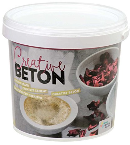 Glorex 6 2606 602 - Creative Beton, 3500 g im Eimer, universelle Betongießmasse, hochwertig und schadstofffrei, wetterbeständig und frostfest