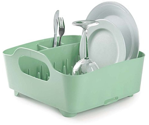 Umbra – Escurridor de platos y vasos, color verde