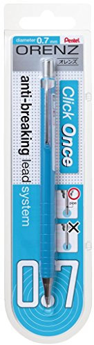 Pentel XPP507-SX Épaisseur de trait 0,7 mm 100% incassable sur carte blister Bleu clair