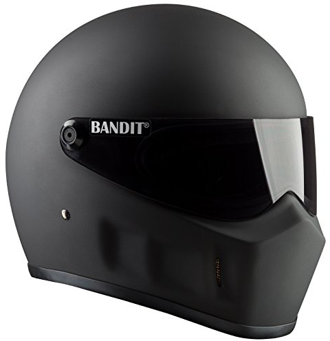 Bandit Super Street 2 Helm Schwarz Matt L (59/60)