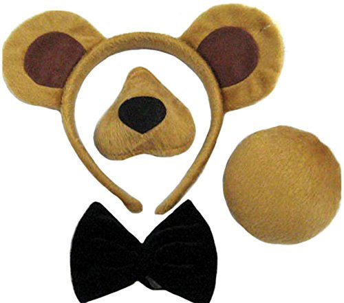Bristol Novelty DS146 Costume d'Ours pour Enfant Halloween, Marron