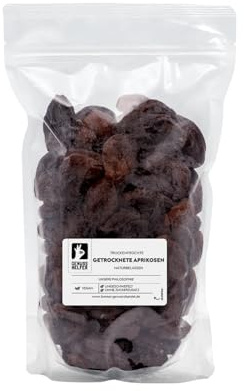Bremer Gewürzhandel Aprikosen getrocknet, Trockenfrüchte ohne Zuckerzusatz & ungeschwefelt, 1kg