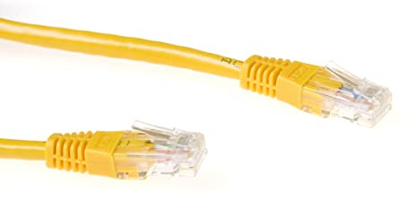 ACT CAT6 LAN Kabel 0.5 Meter Ethernet, 10/100/1000/Mbit/s, RJ45, U/UTP Ethernet Kabel, 250 MHz, PoE, Vollkupferleitungen, für Switch, Router, Patch Panel, TV, PC & Laptop - IB8800