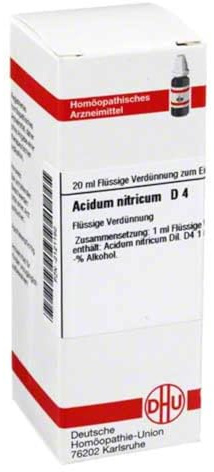 ACIDUM NITRICUM D 4 Dilution 20 ml