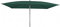 Doppler Absolut wasserdichter Gartenschirm Waterproof 225x120 ohne Volant, UV-Schutz 80, Farbe dunkelgrün