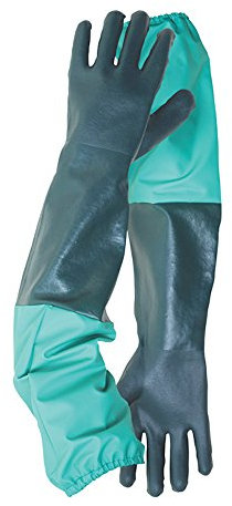 2 Pack Of Drain & Pond Cleaning Outdoor Gardening Gloves, Fits All