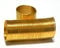 Wire Spiral Whorls Perlin 100 Memory Wire for Rings 2 cm Gold #M110