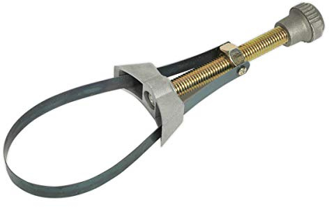 Sealey AK644 Oil Fliter Wrench Remover - Metal Band Type - 65-105mm Diameter