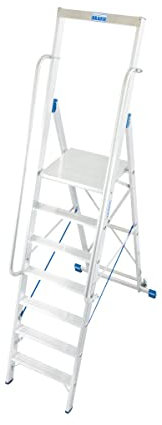 Krause STABILO Stufen-StehLeiter mit großer Standplattform, 7 Stufen