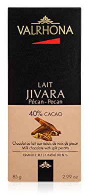 Valrhona Tablette Chocolat Lait Jivara Pécan-85g