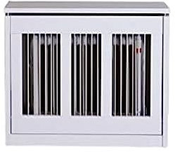 TOPKIT|Cubreradiador Cristian 3091 |90 cm de Ancho|Cubreradiador mediano|Diseño Elegante| Blanco