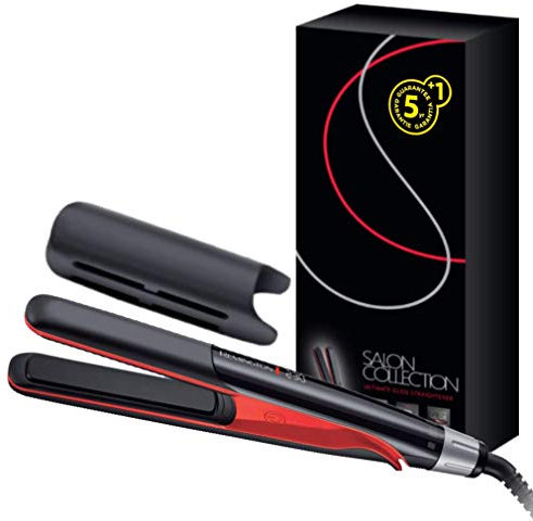 Remington Glätteisen [Friseur Profi] Haarglätter Salon Collection (Infrarot-Keramikheizelement für schnelle & gleichmäßige Hitze, hochwertige Ultimate-Glide-Keramikbeschichtung, LCD-Display) S9700