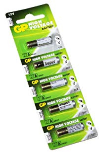 Lot 5 Pile 27A - MN27 - 12Volts 12V Alcaline GP27a L828 El812