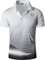 jeansian Herren Summer Sportswear Wicking Breathable Short Sleeve Polo T-Shirts Tops LSL195 Whiteblack XL