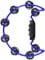 Stagg Schellenkranz Halbmond / Tambourin 16 Schellen, blau