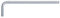 KS Tools Allen Key, Long, 1.5 mm, Chrome Vanadium Steel, 1,5mm