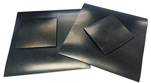Neoprene Rubber Sheet 200mm x 200mm 3mm Thick - Commercial Quality for Water & Weather Seals, Gasket Making, etc.