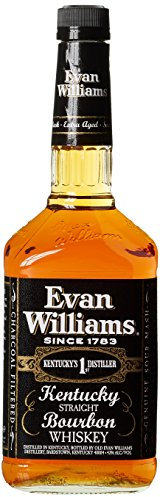 Evan Williams Kentucky Straight Bourbon Whiskey Black Label 43% Vol. 1l