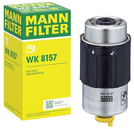 MANN-FILTER WK 8157 Fuel Filter - for Cars + Transporters | For Passenger Cars, Fuel System Protection, Injector Protection, Clean Fuel Supply, True OE Engineering