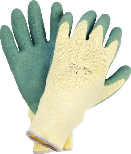12 Paar Arbeitshandschuhe Nitras Grip mit Latex-Beschichtung Gr. 10