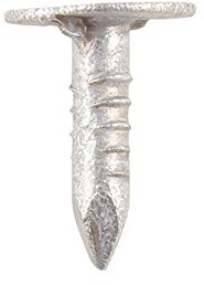 TIMCO Galvanized ELH Clout Nails - 30 x 3.00 - Extra Clamping - Perfect for Fitting Roofing Felt and plasterboard - 1kg Bag - Silver