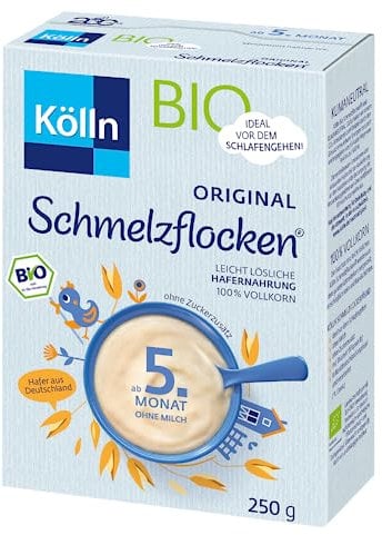 Kölln Schmelzflocken Bio, 6er Pack (6 x 250 g)