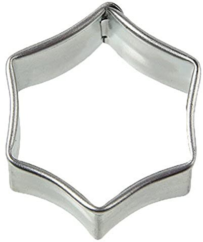 Zenker 7759 Pâtisserie Emporte-Pièce Hexagone Acier Inoxydable Argent 3,3 x 3,7 x 1,7 cm
