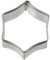 Zenker 7759 Pâtisserie Emporte-Pièce Hexagone Acier Inoxydable Argent 3,3 x 3,7 x 1,7 cm