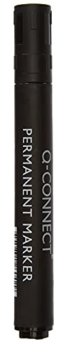 Q-Connect Permanent Marker Chisel 3-5mm (line) Black/Writing And Correction Products/Type-ścięty/Kind-Classic/Colour-Black/Length Of The Writing Lines (m)-300 / Thickness Line (mm)-05-III