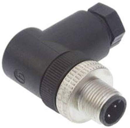 Hirschmann Unkonfektionierter Stecker für Sensoren/Aktoren ELWIST 4012 PG7 933 165-100-1 M12 männlich, gewinkelt, Anzahl d