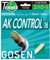 GOSEN AK Control Multifilament-Tennissaite, 16 Stück, Weiß, 101,6 m, gute Kontrolle und Gefühl